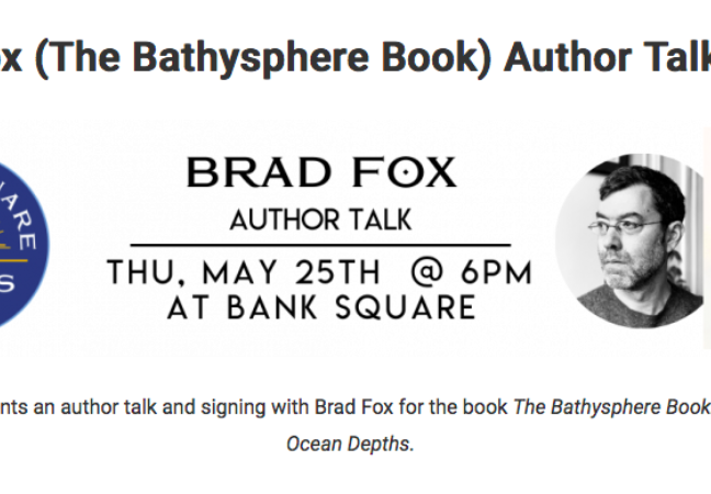The Bathysphere Book at Bank Square Books (with Anelise Chen)