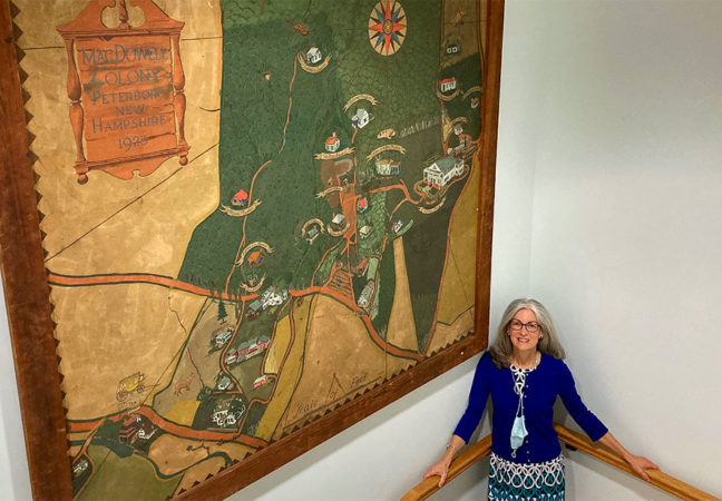 Librarian’s Probe into Photographer Leads to Discovery of 1925 Painting of MacDowell Grounds