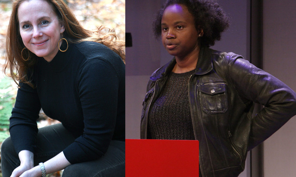 Novelist Hillary Jordan (left) wrote Mudbound, which was turned into a film by Dee Rees (right) and won acclaim at last winter's Sundance Film Festival.