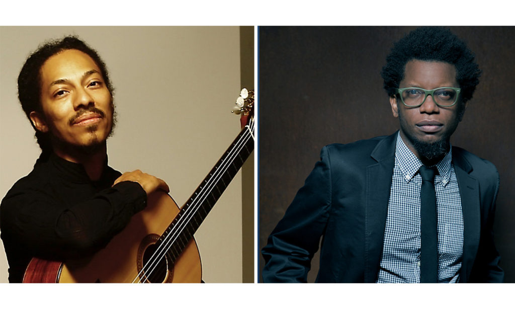 Composers (from left) João Luiz and Aruán Ortiz will appear at MacDowell NYC on March 12 at 7 p.m.