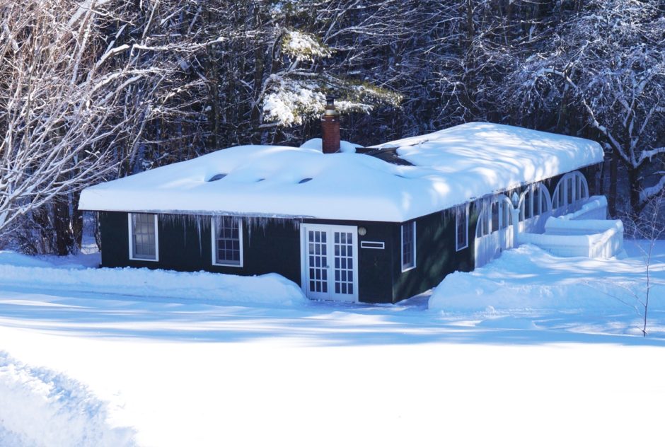 Putnam Studio in February 2014 surrounded by deep snow