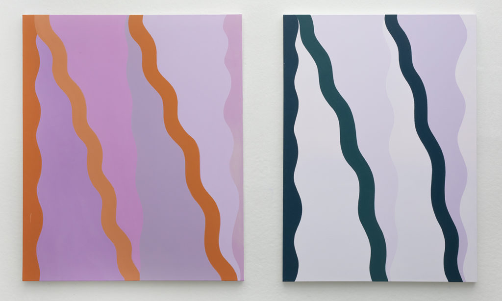 doble diferente - doble diferente, 2019, oil on canvas, 58 x 48, 58 x 42 inches