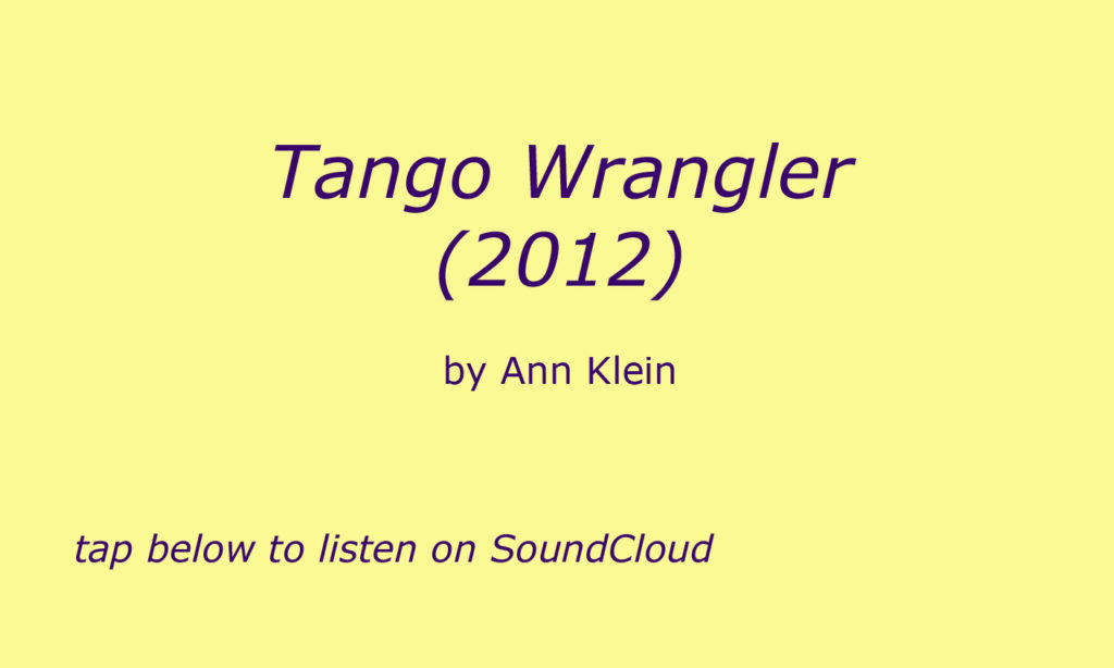 Tango Wrangler - Tap to listen