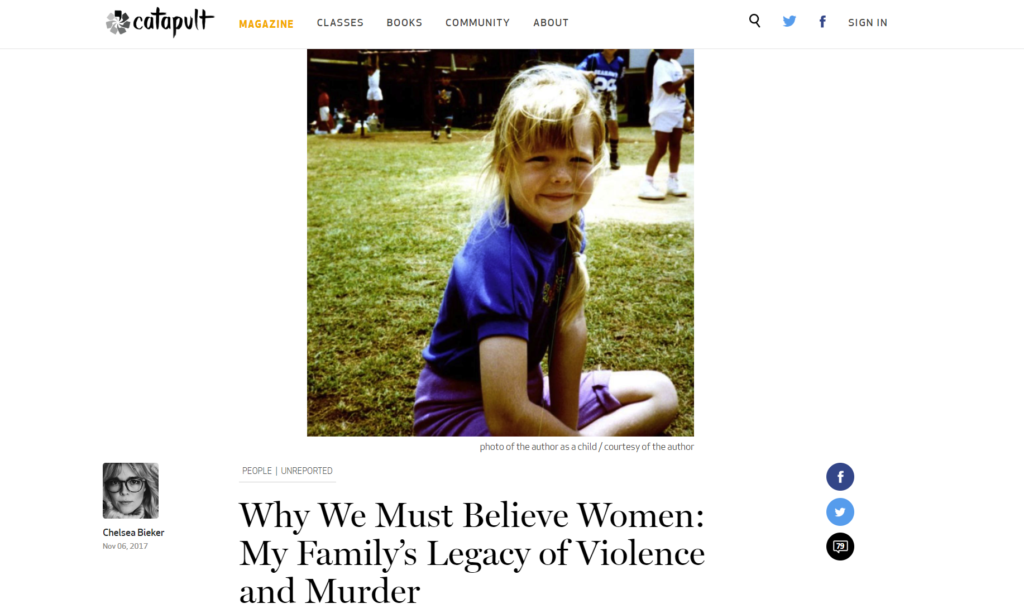 Why We Must Believe Women: My Family's Legacy of Violence and Murder - Tap to Read