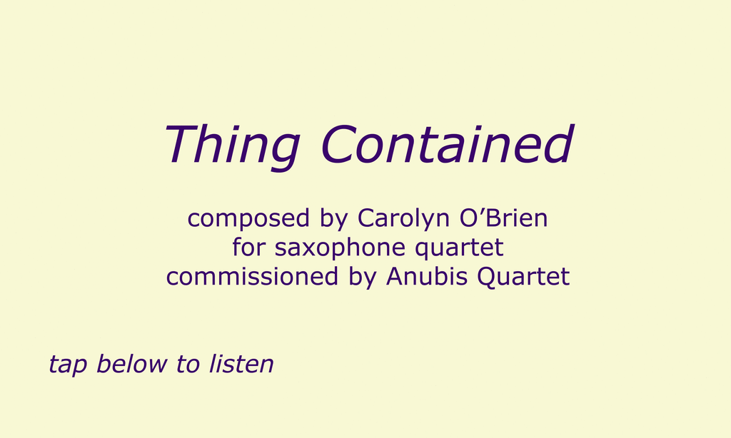 Thing Contained - Tap to listen