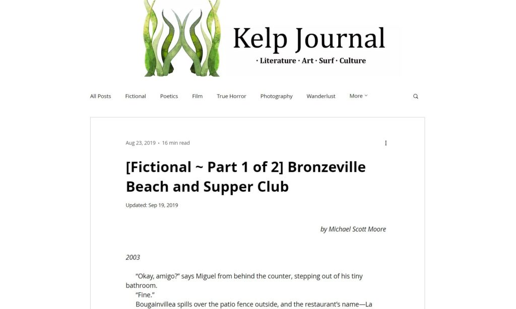 Part 1 of 2: Bronzeville Beach and Supper Club - TAP TO READ