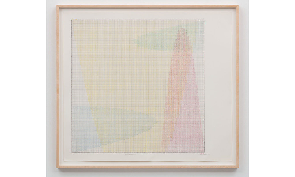 Color Regression #3; Lithograph on BFK Rives, Ed. 30 + 10 AP - 30 1/2 x 34 1/4 x 1 1/2 inches (framed); 1978