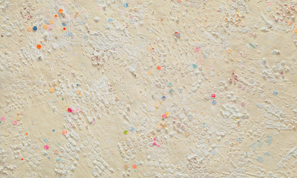 Untitled (detail) - mixed media on canvas; 87 ¾” x 99”; 1977