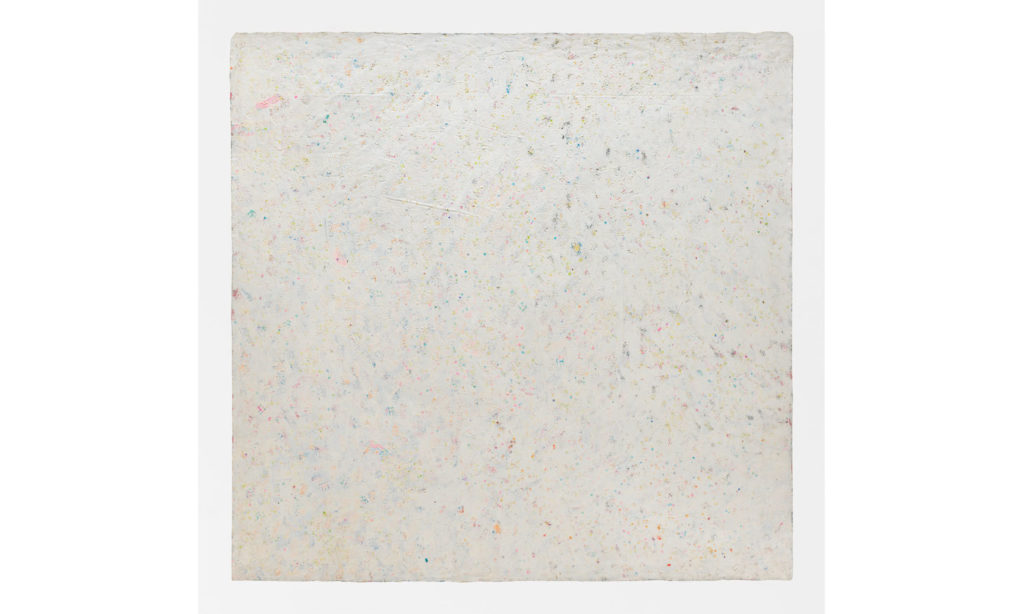 Untitled (Howardena Pindell) 2 - mixed media on canvas; 91 ½” x 93 ¾”; 1976