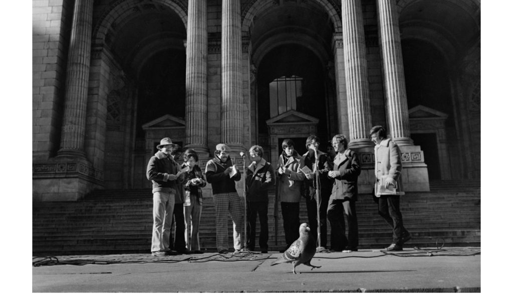 Pigeon at the New York Public Library, New York, New York, 1981
